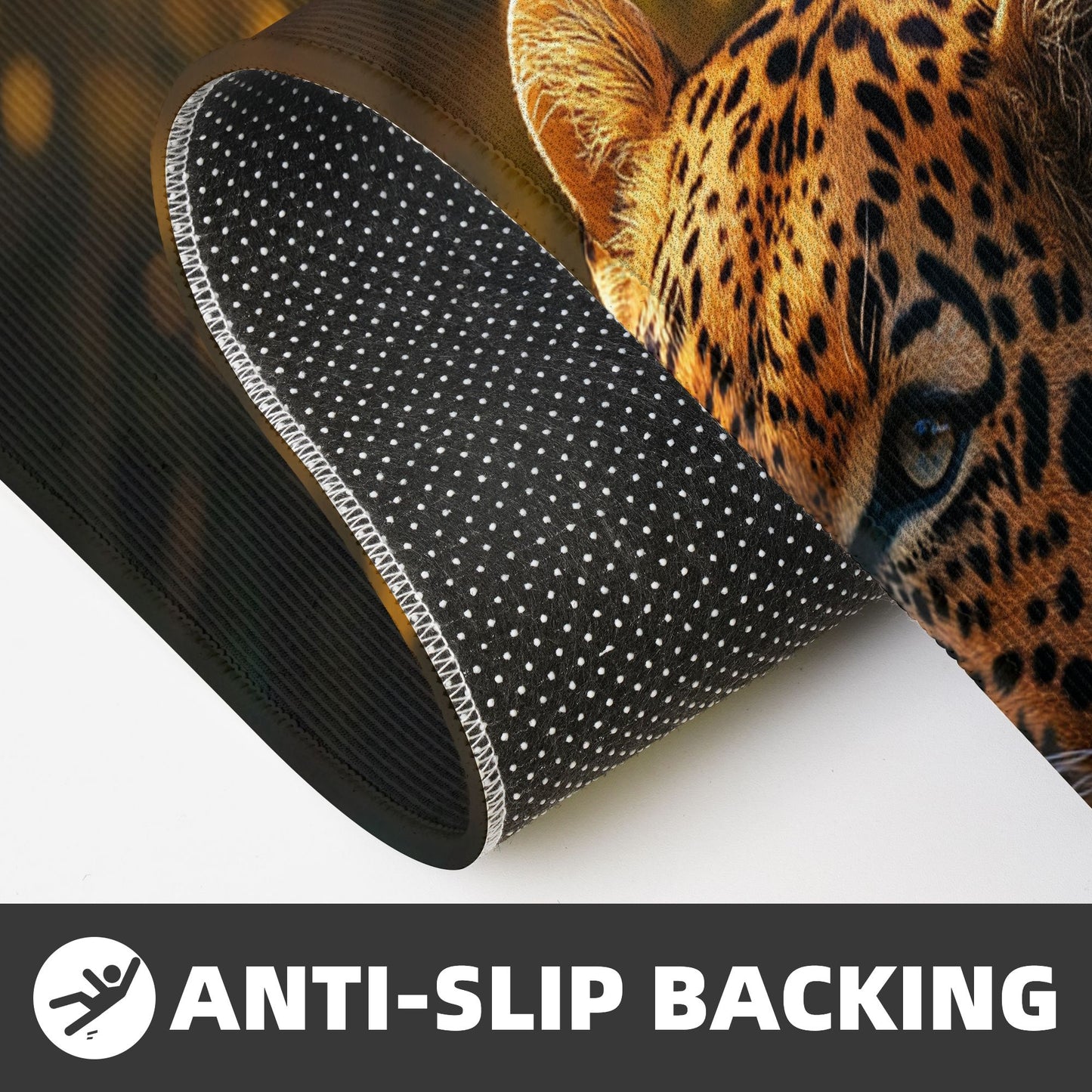 Cheetah Pattern Kitchen Mat Set - Anti - Slip & Absorbent Mats to Infuse Wild Charm into the Kitchen