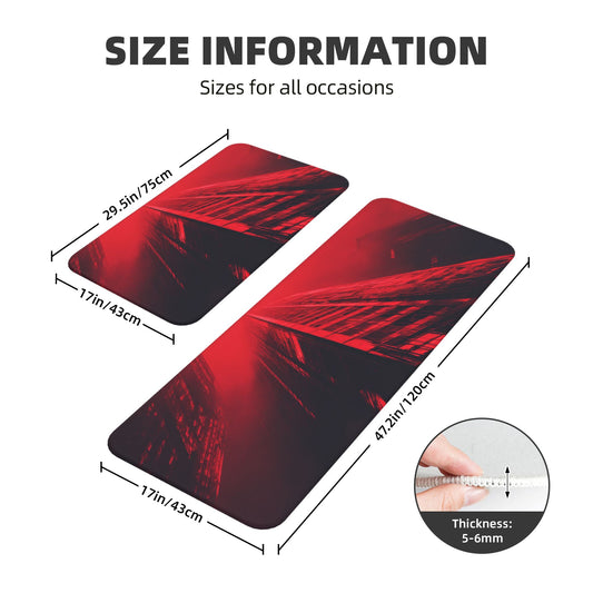 Essential for Kitchen! Multi - sized Non - slip and Water - absorbent Floor Mats, Protect Every Step in the Kitchen